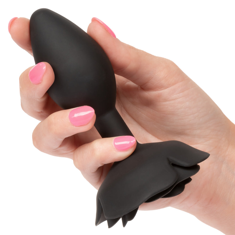 Forbidden Silicone Rose Anal Plug - Large Size for Comfort & Pleasure - Perfect for Couples Play & Solo Exploration