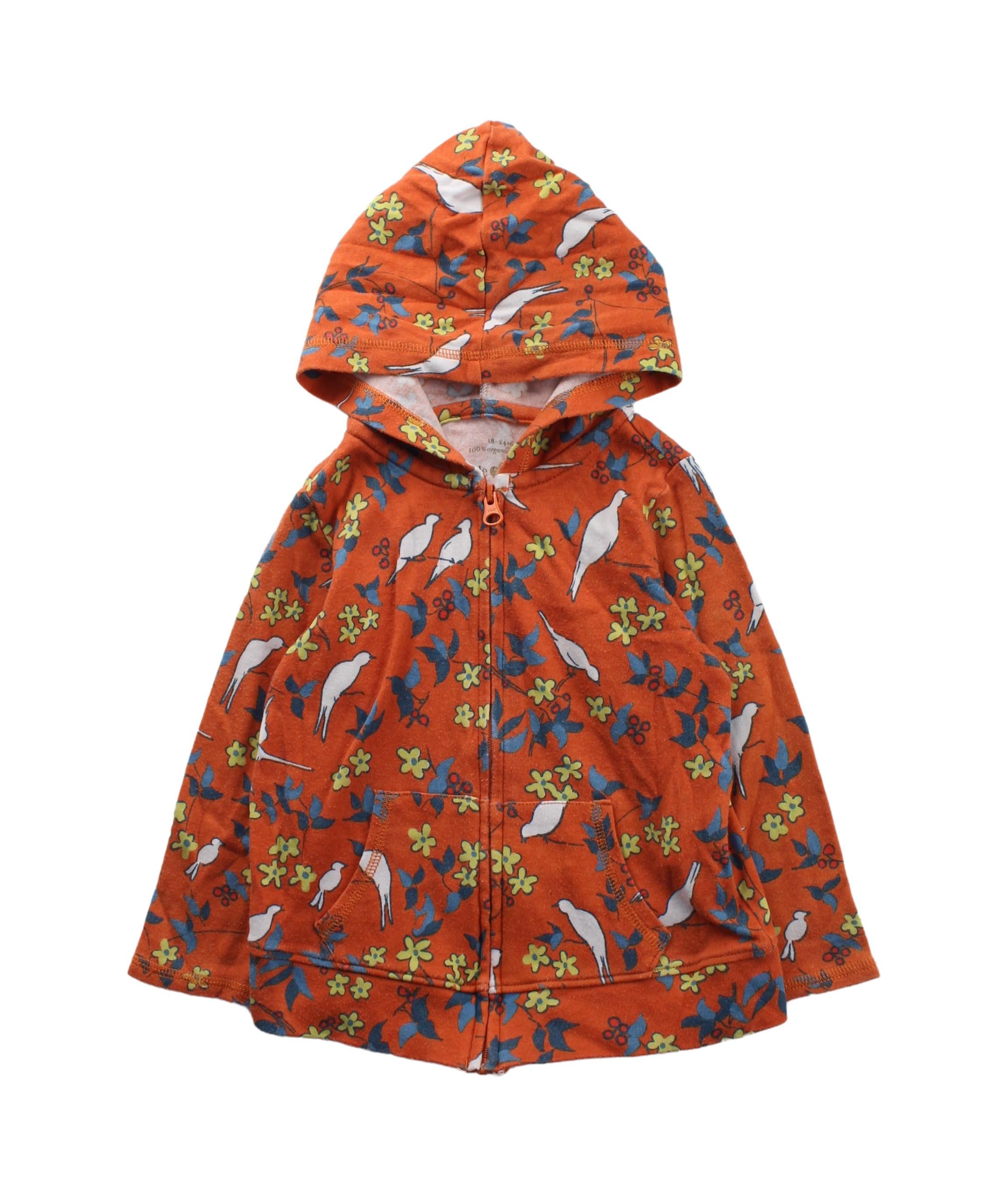 Apple Park Zippered Hoodie for Babies 18-24 Months - Soft Cotton Pullover for Playdates & Outdoor Adventures