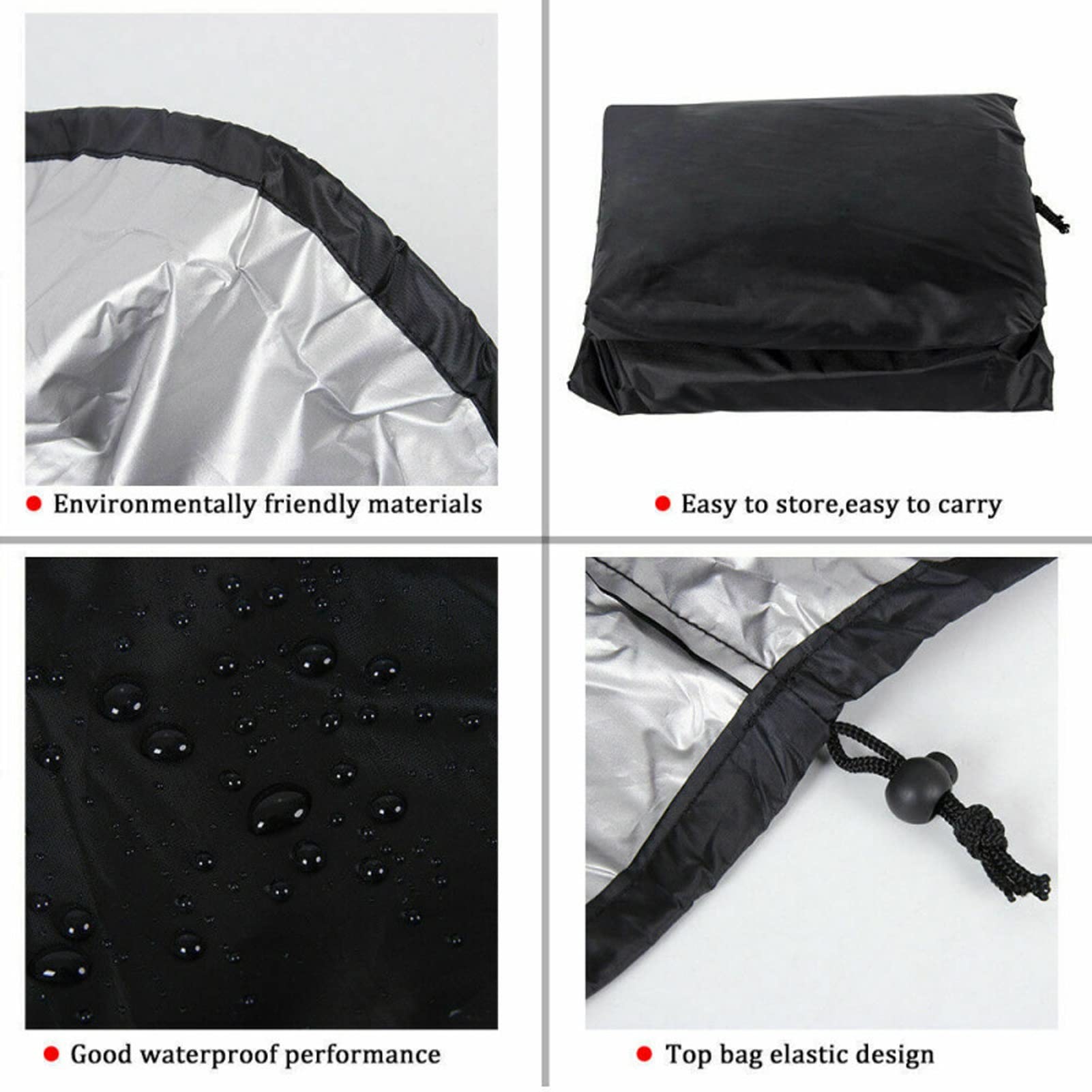 Durable Waterproof Hanging Egg Chair Cover with Zipper - Outdoor Swing Chair Protector for Patio, Rattan Furniture - Perfect for Garden, Balcony & Backyard Relaxation