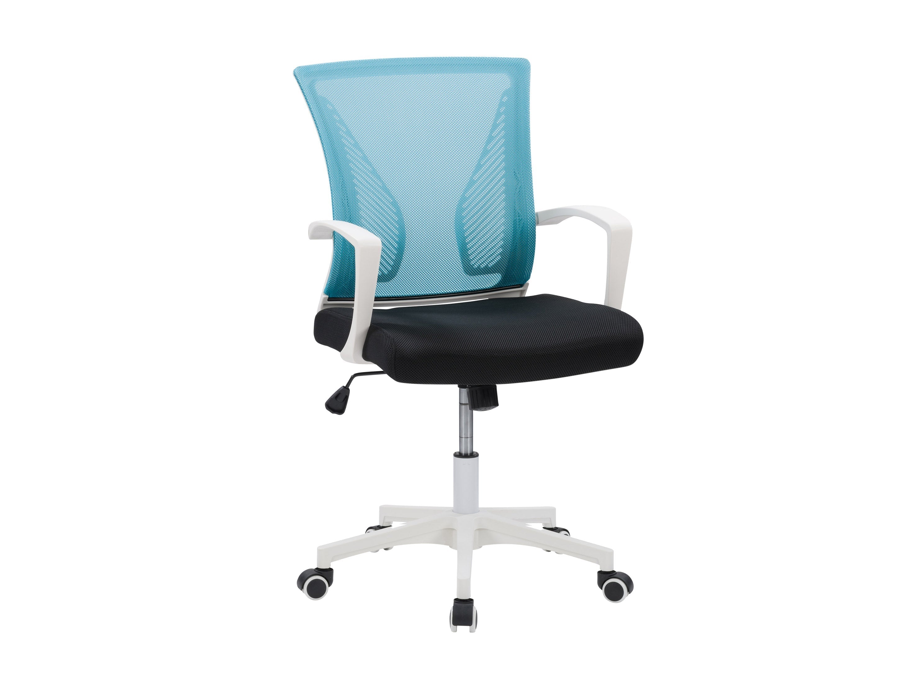 Ergonomic Teal Mesh Office Chair with Lumbar Support - Breathable & Adjustable for Home & Office Workspaces - Perfect for Long Hours of Sitting & Computer Work