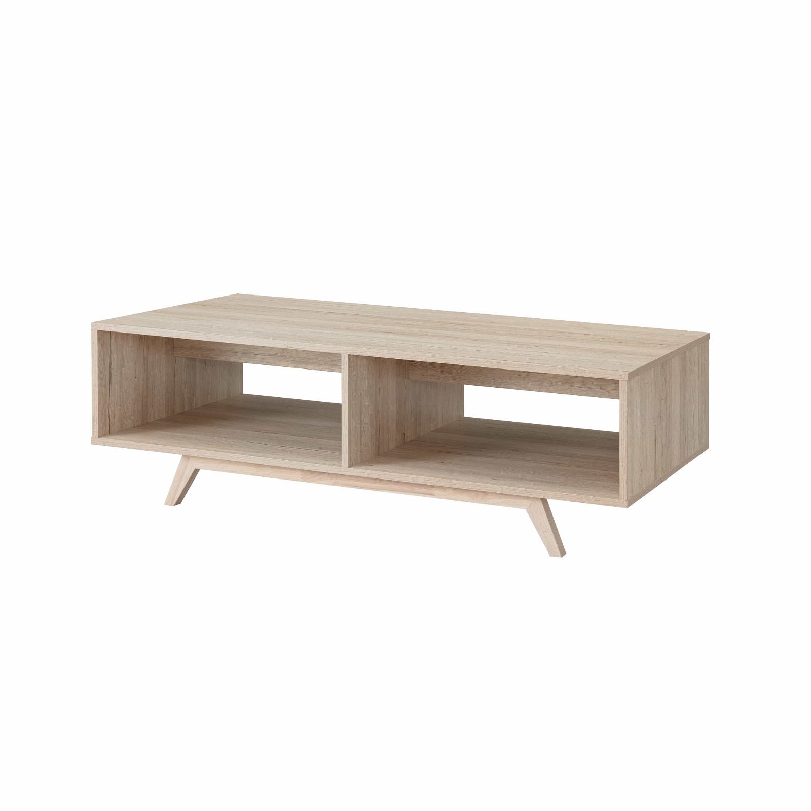 Tauris™ Metro Light Oak Coffee Table - Modern Living Room Furniture for Small Spaces & Apartments