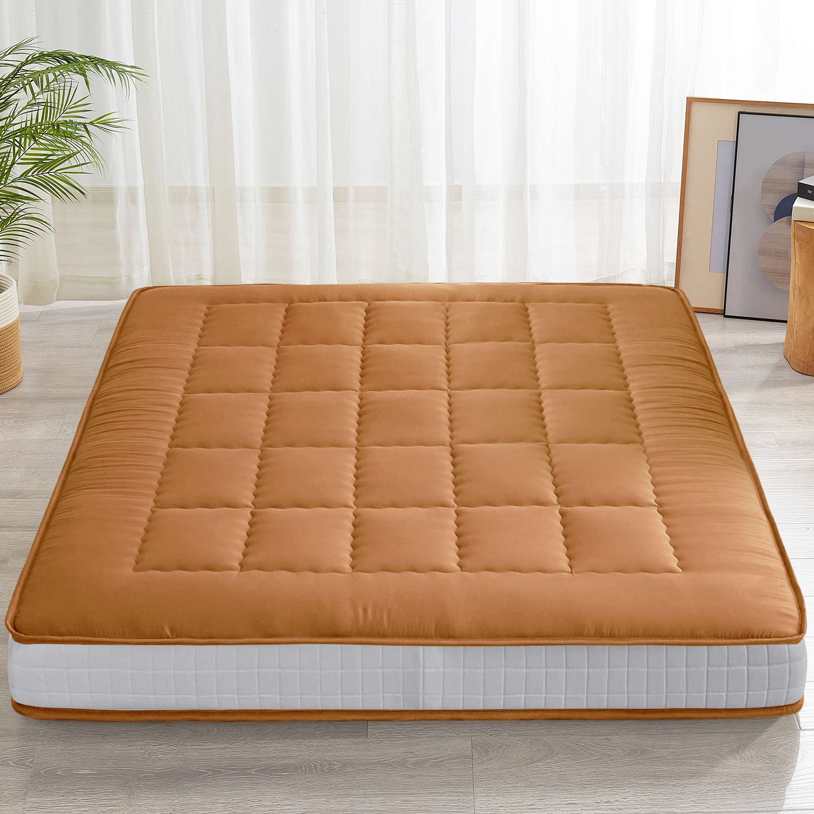 6inch rectangle brown