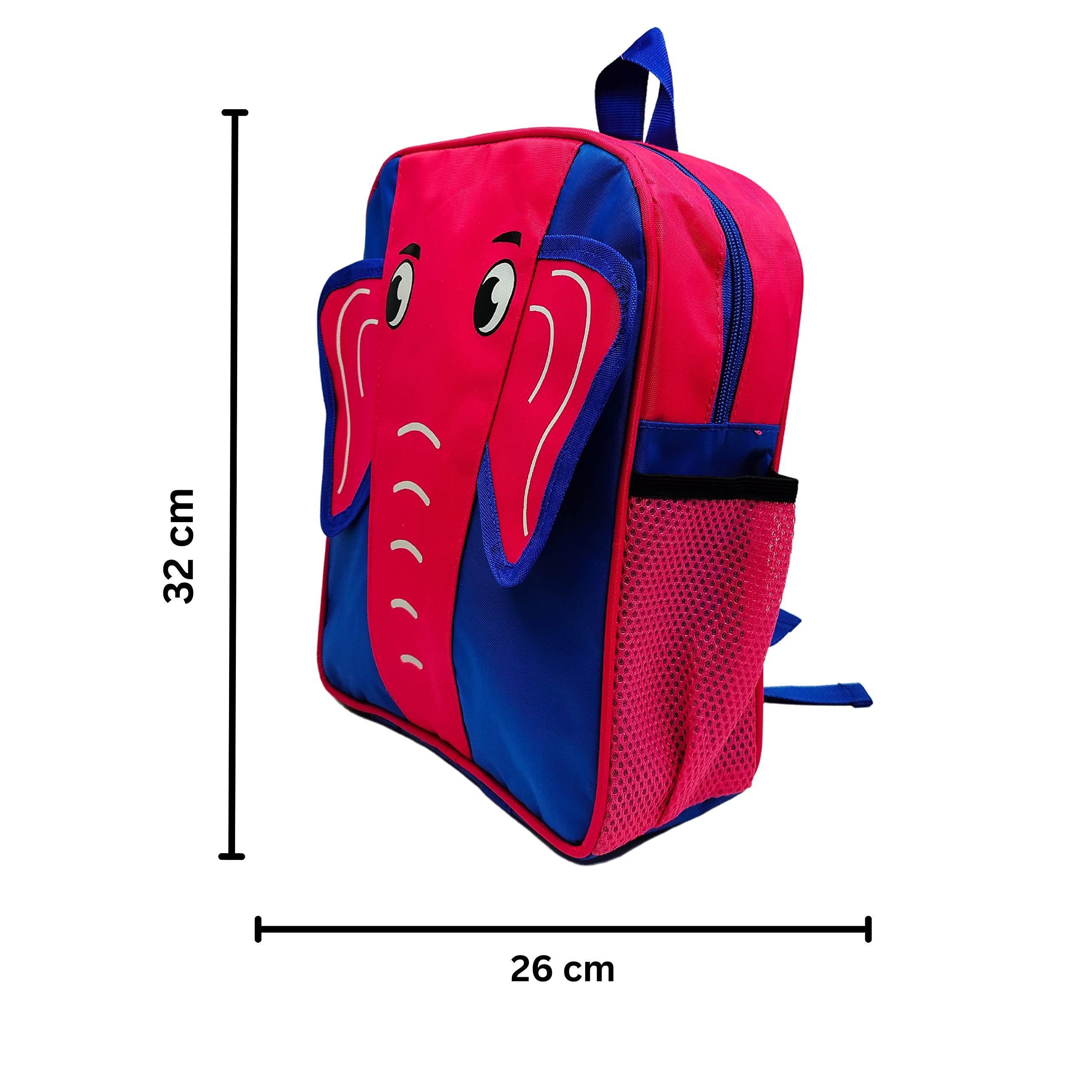 BellaStella Stylish Polyester School Backpack with Bottle Pocket & Adjustable Padded Shoulder Straps - Durable Kids Backpack for Elementary Students - Perfect for School, Travel, and Outdoor Activities (1-Pack)