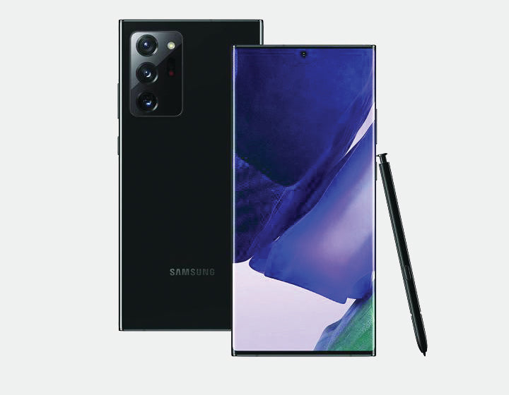 Samsung Galaxy Note 20 Ultra 5G Unlocked Smartphone - 12GB RAM 256GB Storage, Dual SIM GSM (SM-N986B/DS) - Black | Premium Phablet for Business & Creative Professionals
