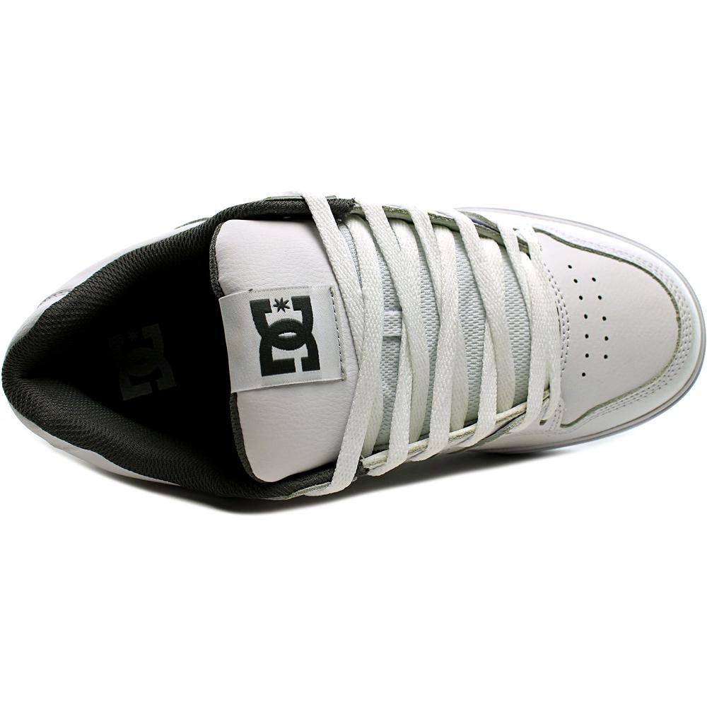 DC Shoes Men's Pure M Sneakers - White/Battleship/White Size 7 | Lightweight Casual Shoes for Skateboarding, Running & Everyday Wear