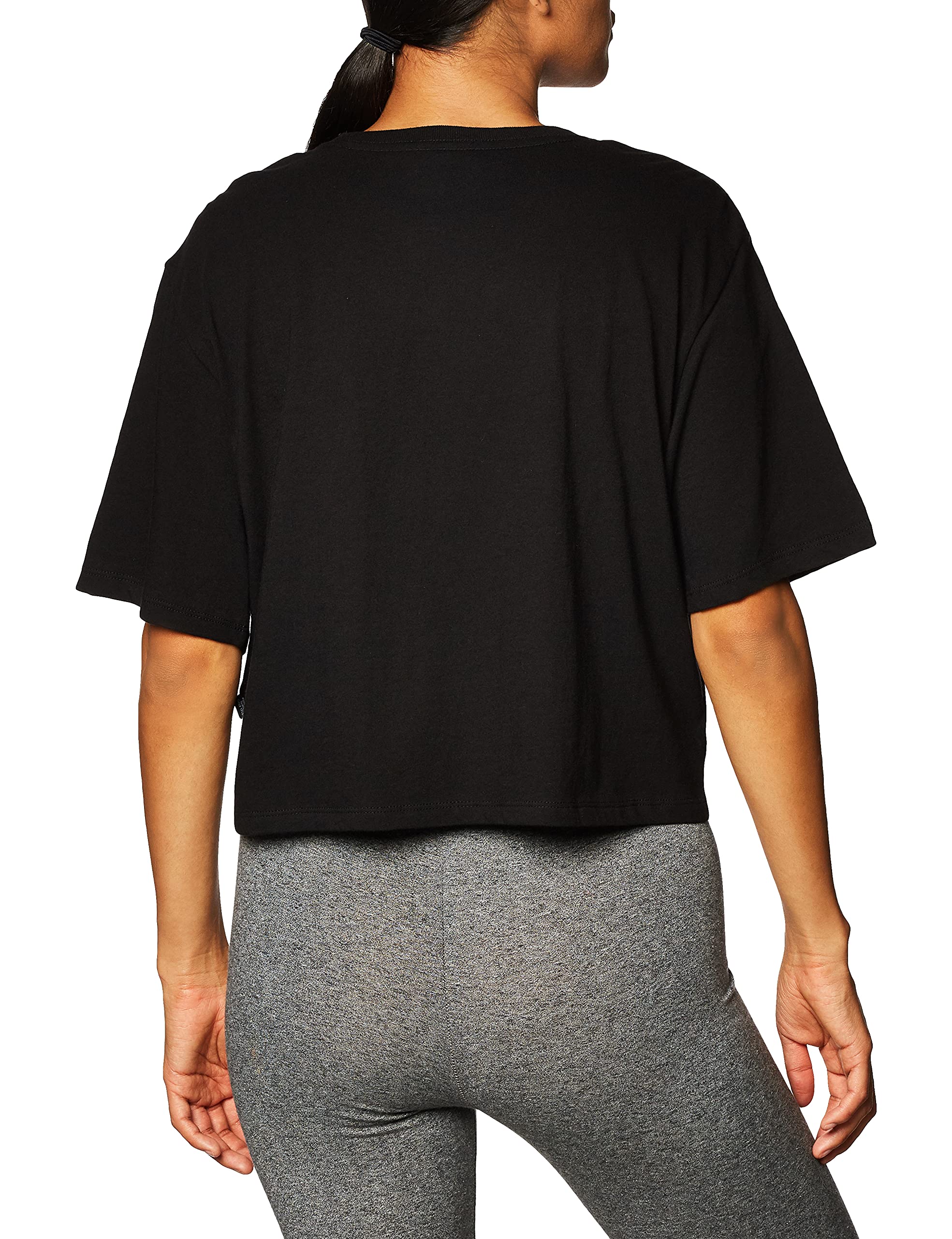 PUMA Women's Essentials+ Cropped T-Shirt - Soft Cotton Casual Short Sleeve Top for Workout, Gym & Everyday Wear
