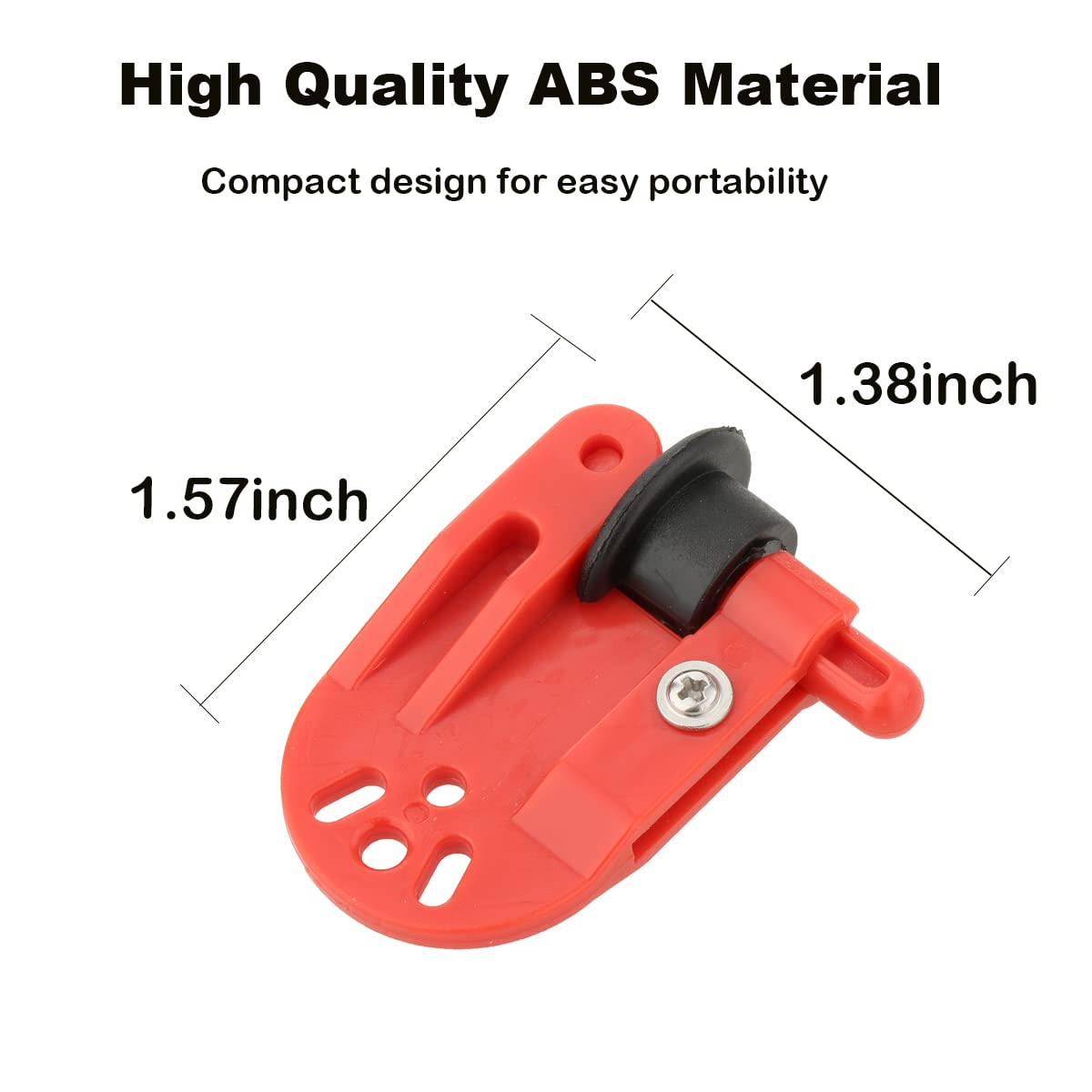 6Pcs Heavy Duty Snap Release Clips for Offshore Fishing - Trolling Downrigger Clips with Strong Tension - Perfect for Planer Boards and Saltwater Fishing Tackles (Great for Trolling, Downrigger Fishing & Big Game Angling)