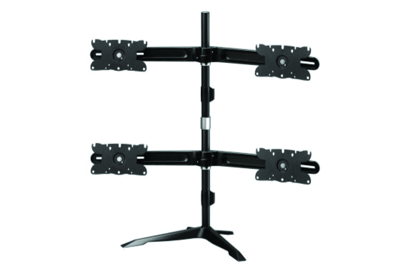 Networks Amer AMR4S32 Quad Monitor Stand - Heavy Duty Desk Mount for 4 x 32 Inch Screens | Perfect for Gaming, Office Work & Multi-Tasking Setup