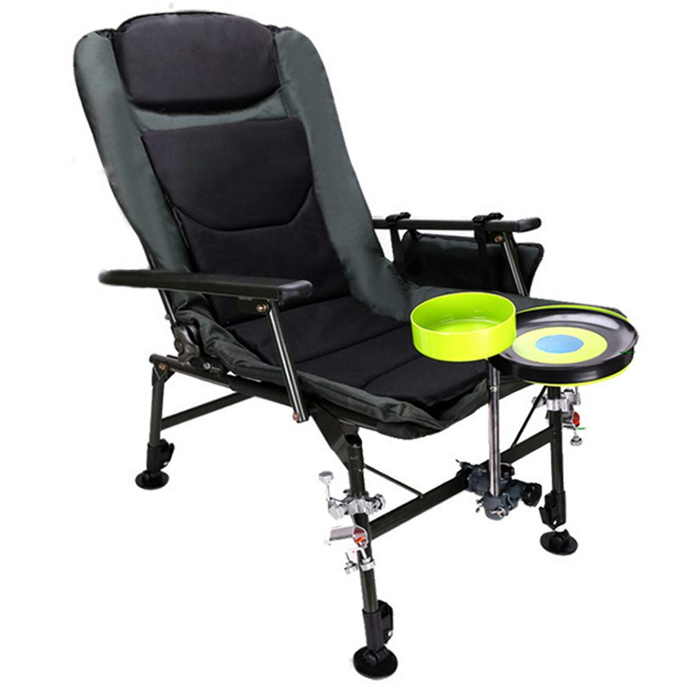Shops Multi-Purpose Fishing Chair - Portable Folding Ergonomic Camping Seat with Fishing Accessories - Perfect for Travel, Picnic, Fishing & Hiking - Ideal for Outdoor Adventures, Beach Trips and Backyard Relaxation