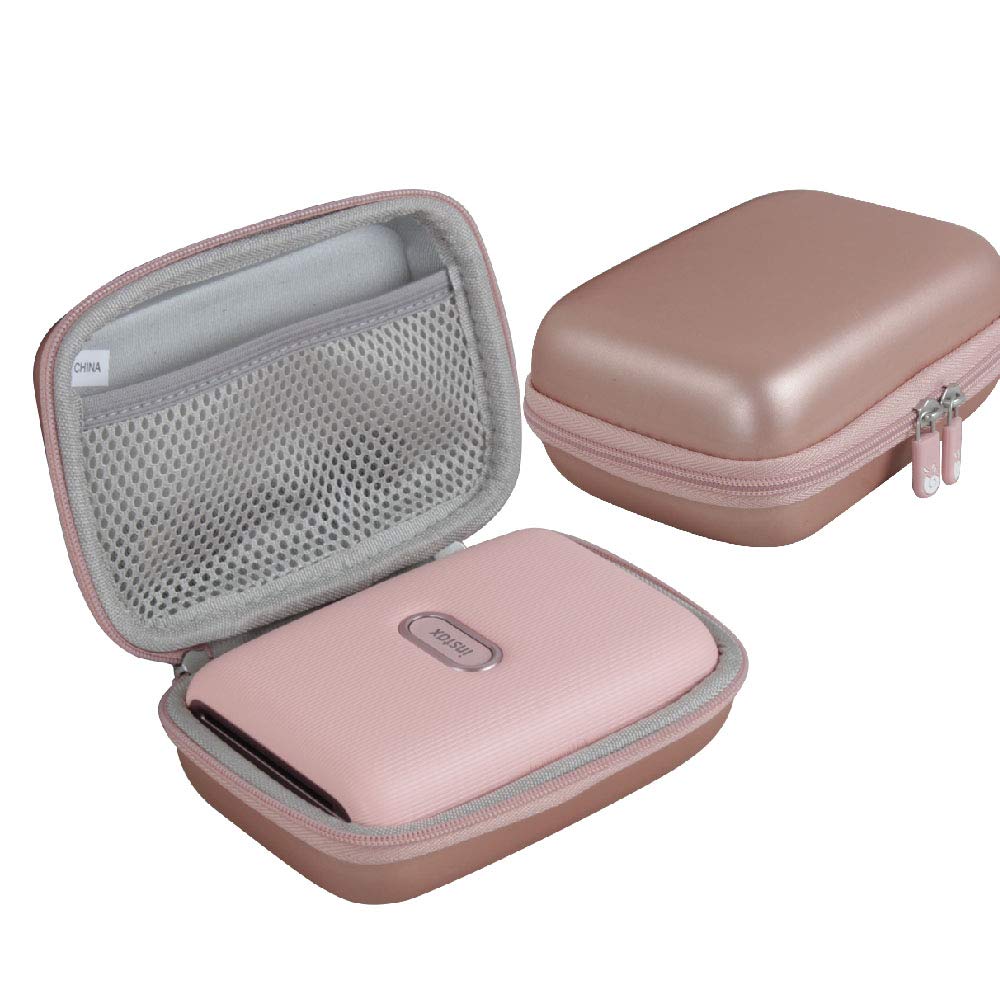 Hermitshell Hard Travel Case for Fujifilm Instax Link Smartphone Printer (Rose Gold) - Durable Protective Cover for Photo Printer - Perfect for Travel, Parties & Gift Giving