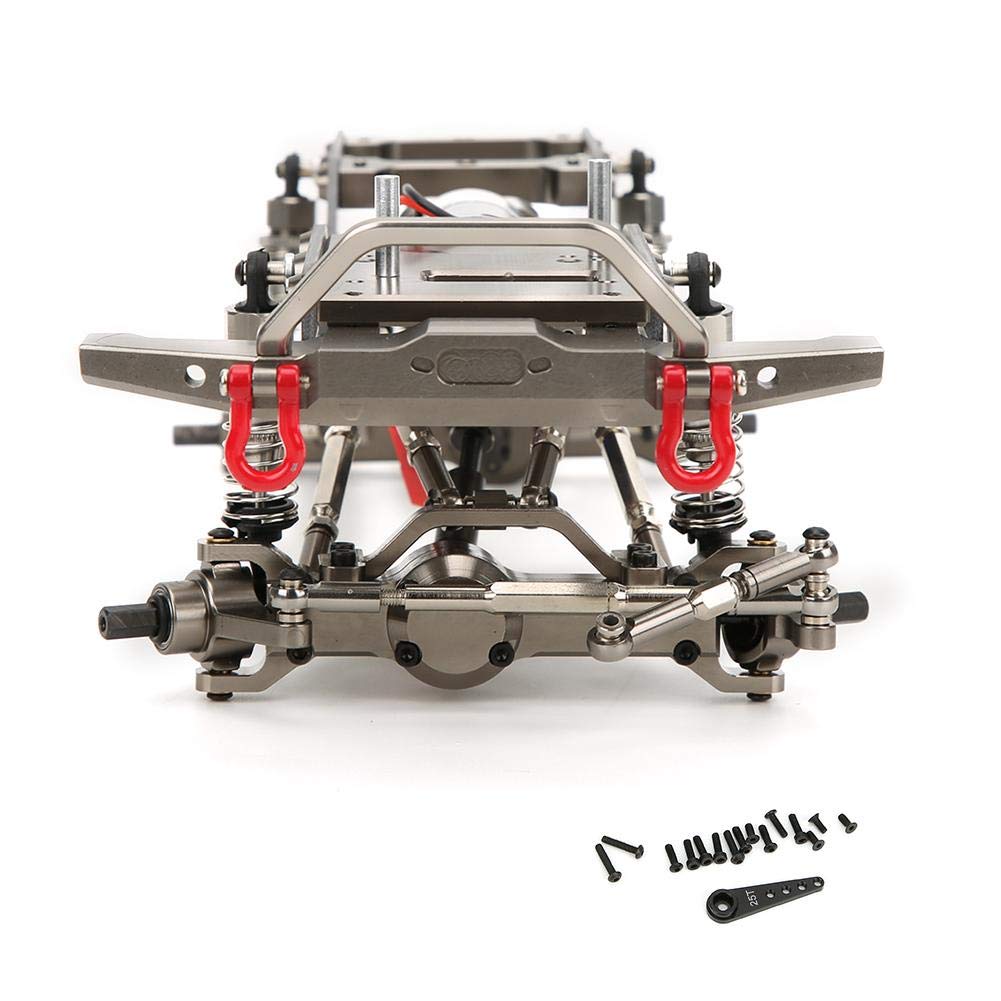 1/16 Scale Metal RC Car Frame Chassis Kit - Compatible with WPL C14 & C24 Models (S-WPL-C14BL) | Durable Upgrade Part for Off-Road RC Vehicles | Perfect for Crawling, Racing & DIY RC Projects
