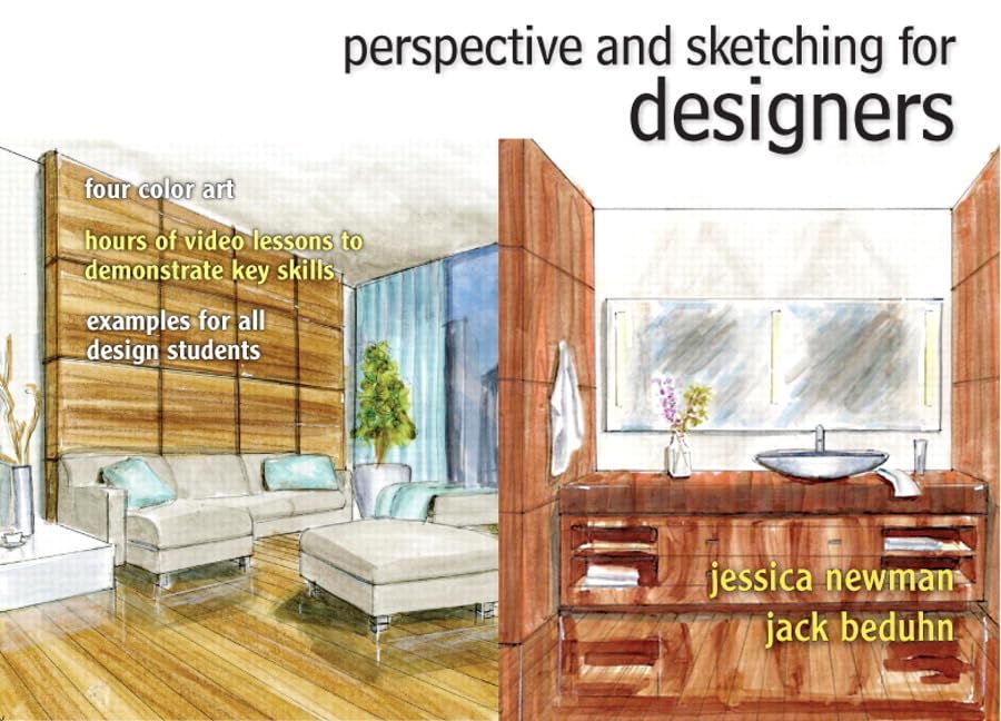 Perspective and Sketching for Designers - Fashion Design Sketchbook with Step-by-Step Tutorials | Perfect for Fashion Students, Illustrators & Beginners | Sketching Techniques for Clothing, Accessories & Portfolio Design