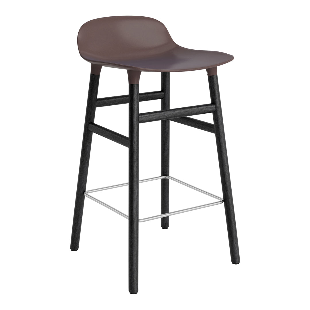Modern Wooden Counter Stool with Sturdy Wood Legs - Perfect for Kitchen Islands, Bars, and Breakfast Nooks