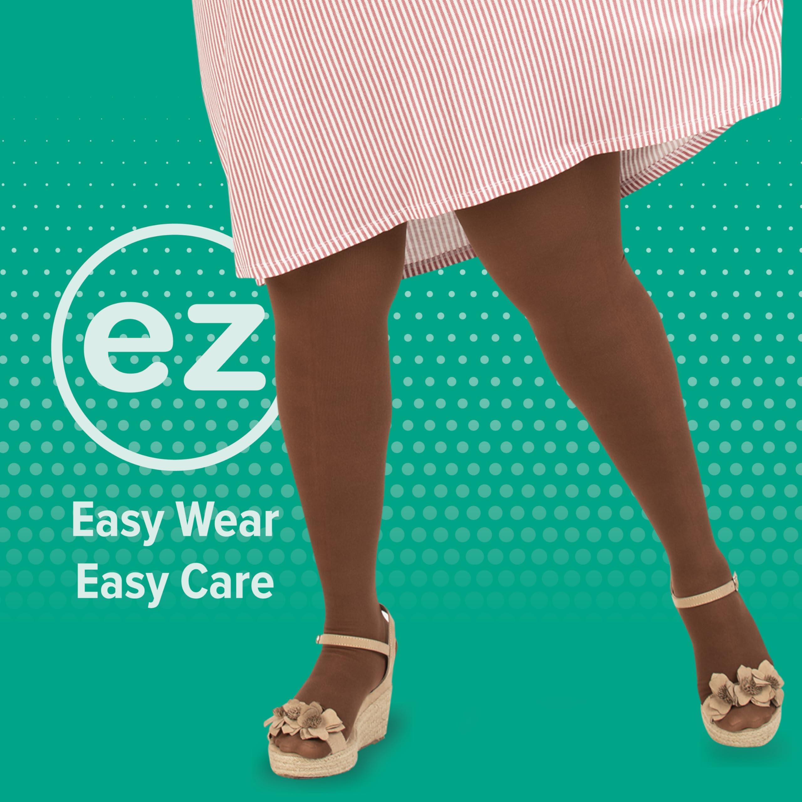 Juzo Soft 2001 20-30mmHg Closed Toe Compression Pantyhose - Black, Size 4 (IV) Short - Medical Support Stockings for Varicose Veins, Swelling & Circulation - Perfect for Travel, Pregnancy & Daily Wear