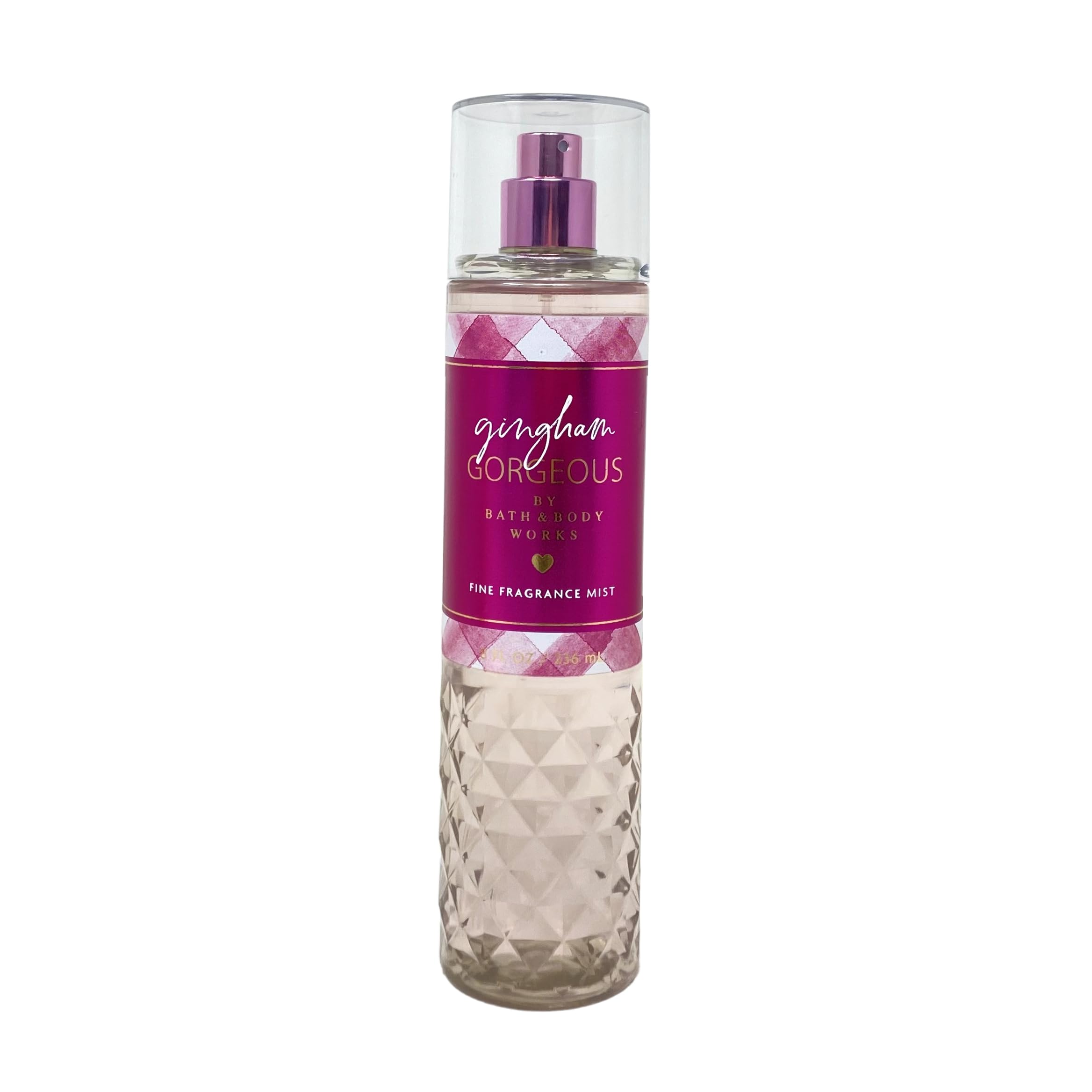 Gingham Gorgeous 3-Piece Bath & Body Gift Set - Full Size Fragrance Mist, Body Cream & Body Scrub - Perfect for Gifts, Self-Care & Spa Days