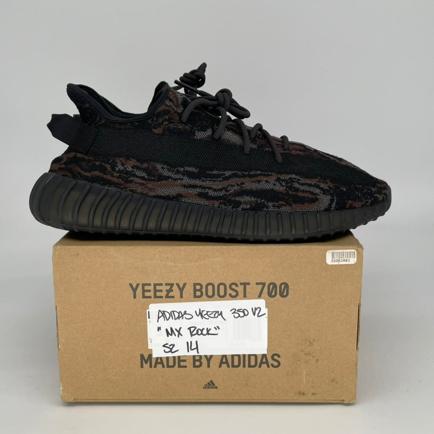 Adidas Yeezy Boost 350 V2 MX Rock Sneakers - Men's Size 14 (GW3774) | Comfortable Running Shoes for Gym, Casual Wear & Street Style