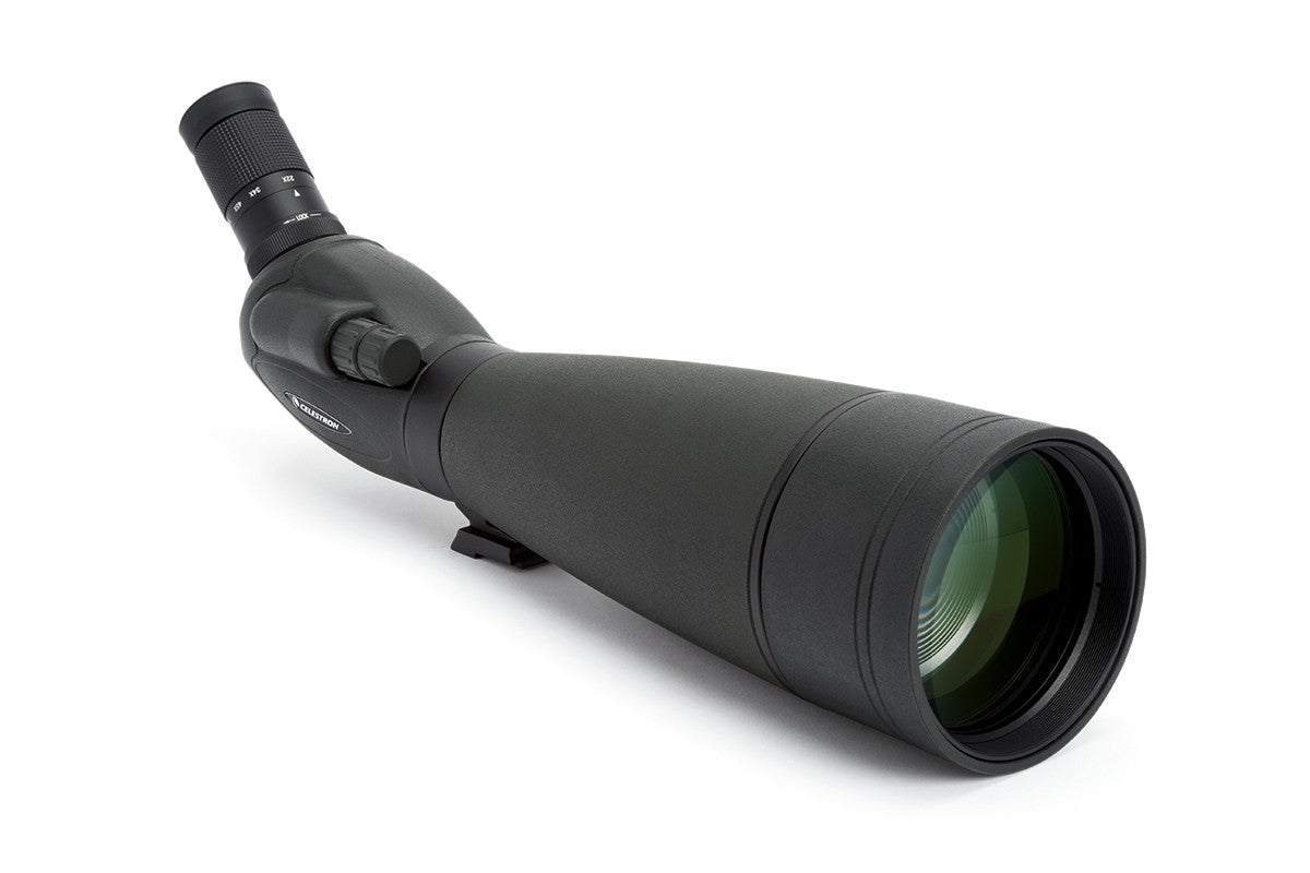 TrailSeeker 22 67x100mm Angled Zoom Spotting Scope - High Power Magnification for Bird Watching, Hunting & Outdoor Adventures