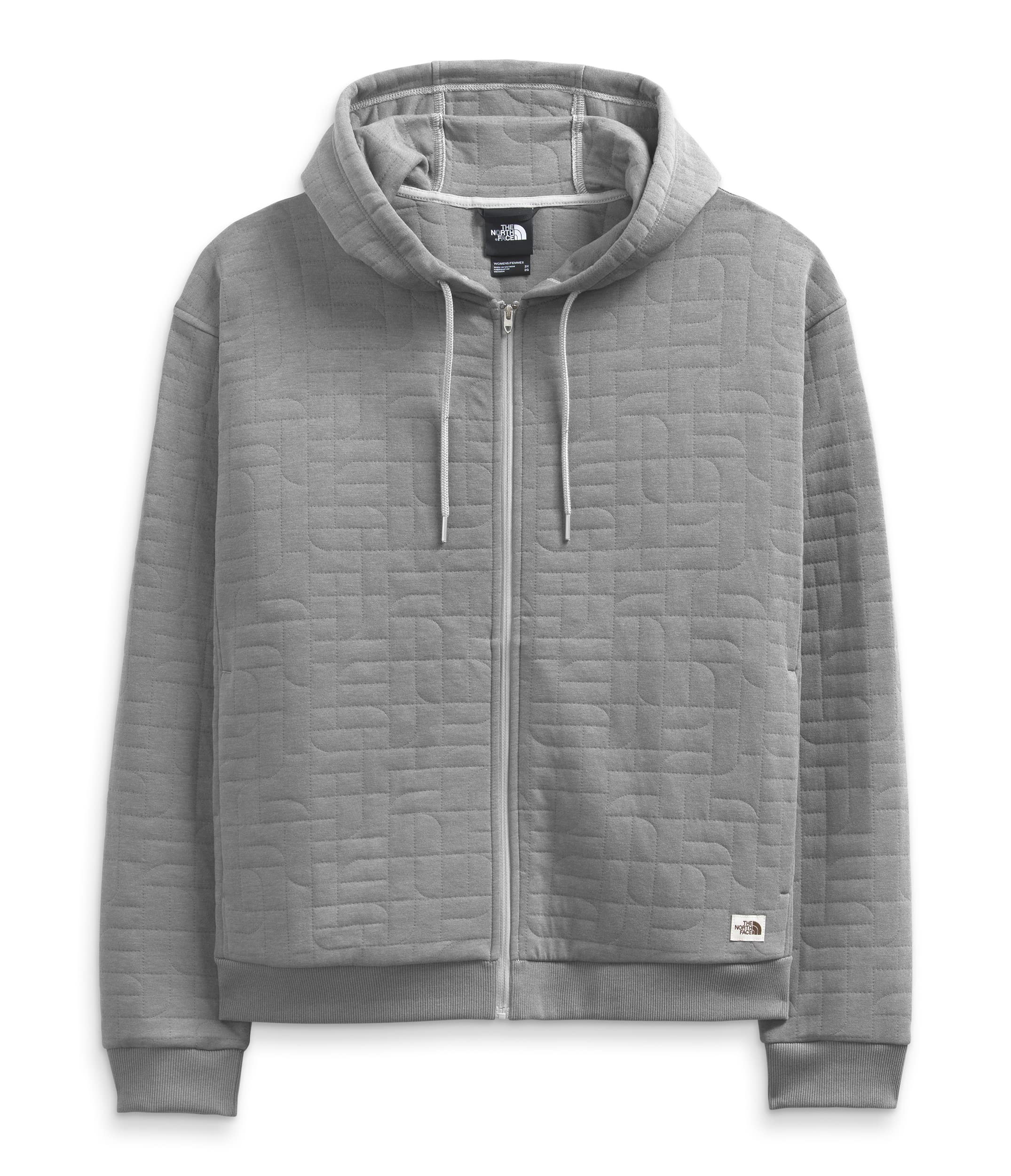 The North Face Longs Peak Quilted Full Zip Hoodie for Men & Women - Lightweight Insulated Jacket for Hiking, Camping & Outdoor Adventures