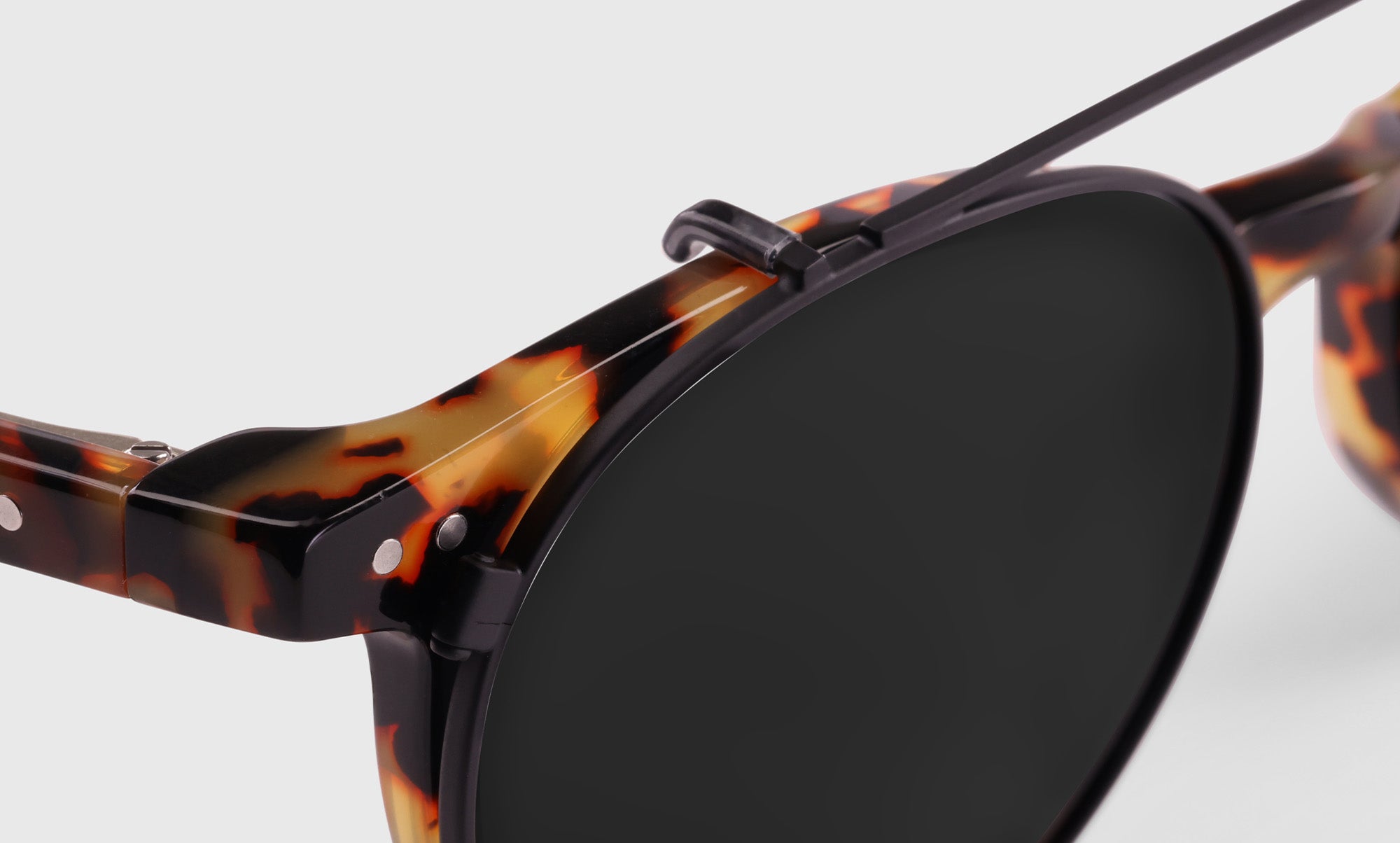 Biff Sunglass Clip On - Polarized Sunglass Attachments for Men & Women - UV Protection, Lightweight & Durable - Perfect for Driving, Fishing, and Outdoor Activities