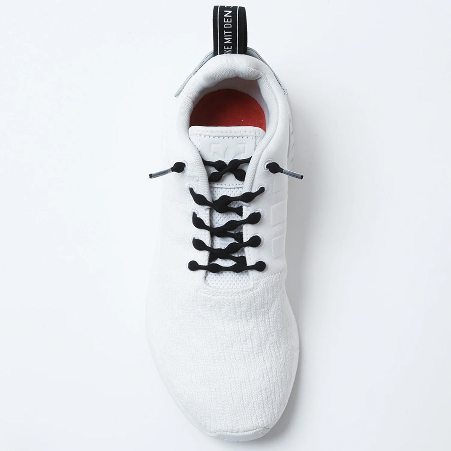 No Tie Elastic Shoelaces - Reflective & Adjustable for Running, Walking & Sports - Stay Secure & Visible at Night