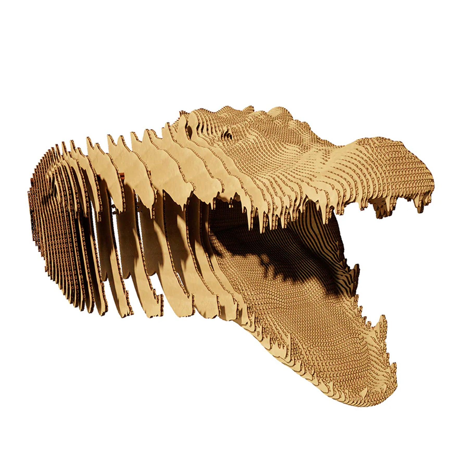 3D Crocodile Puzzle for Adults & Kids - Challenging DIY Animal Model Kit for Home Decoration & Educational Fun - Perfect for Family Bonding & STEM Learning Activities