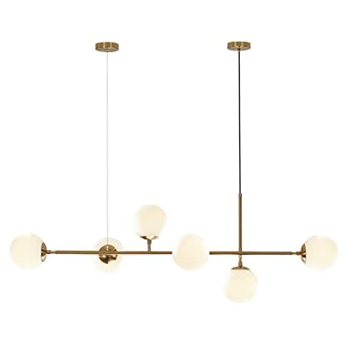 6 Lights-White+Gold