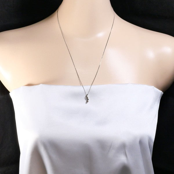 18K White Gold Brown Diamond Necklace for Women - Elegant & Luxurious Jewelry Gift for Anniversary, Wedding, or Special Occasion
