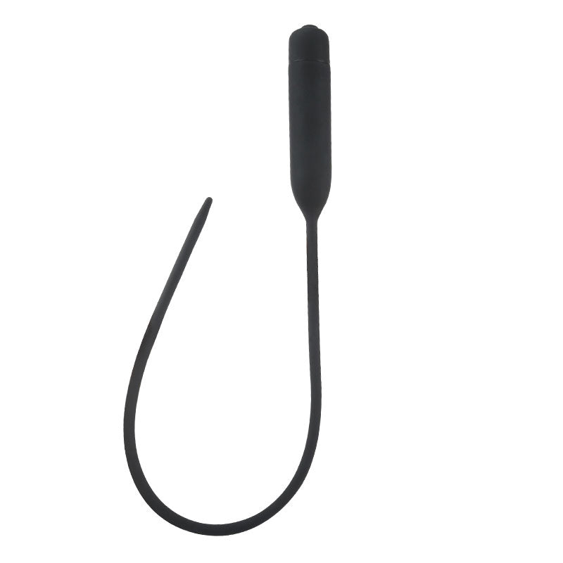 10-Speed Silicone Vibrating Urethral Sound - Long Flexible Medical-Grade Toy for Sensual Play & Urethral Stimulation | Perfect for BDSM, Adult Play & Medical Training