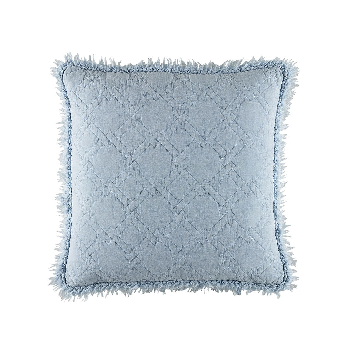 Bianca Hayes 16.9x16.9 Inch Square Decorative Throw Pillow - Soft Filled Cushion for Sofa, Bed, Chair & Home Decor