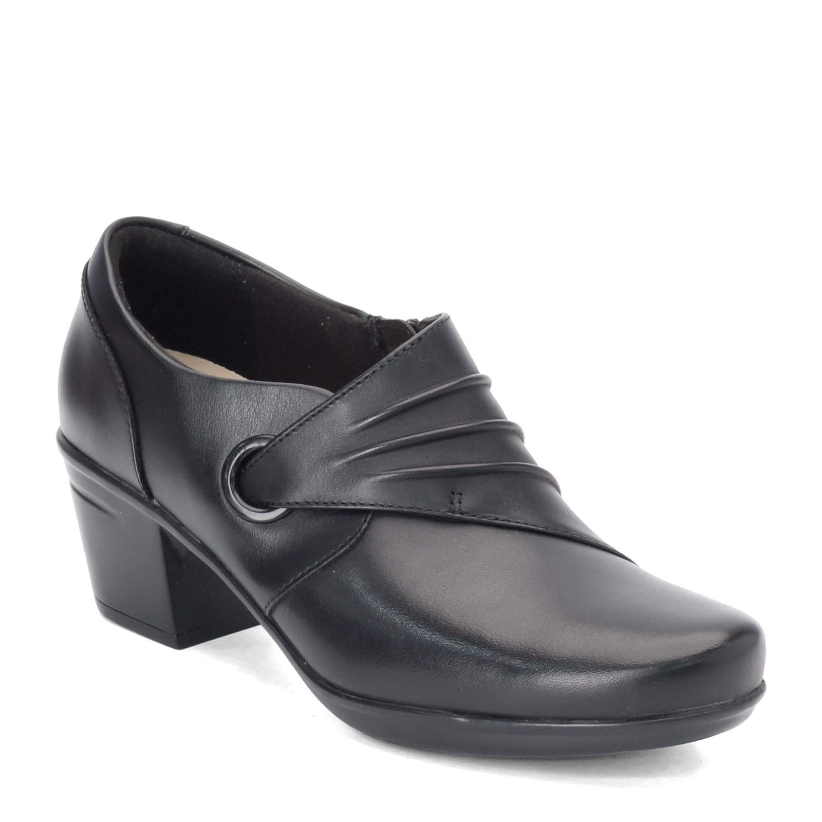 Clarks Women's Emslie Willa Comfortable Slip-On Loafers - Casual & Office Shoes for Women with Cushioned Insoles | Perfect for Work, Travel & Everyday Wear