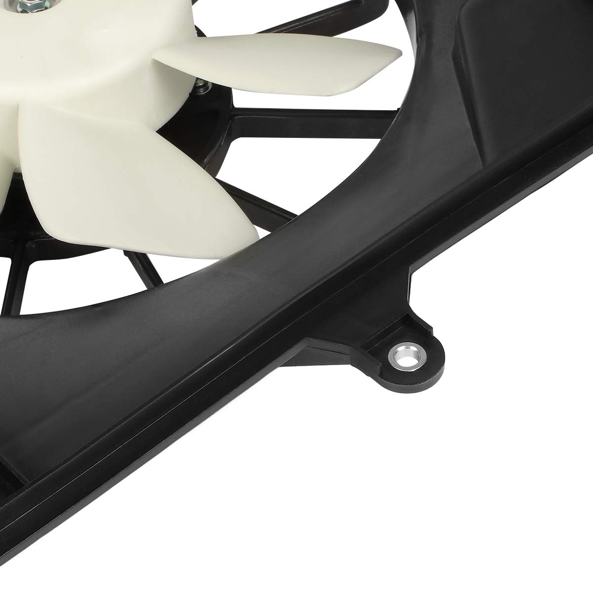 DNA MOTORING OEM-RF-0209 High Performance Radiator Cooling Fan Assembly - Direct Replacement for 2001-2003 Isuzu Rodeo/Rodeo Sport 2.2L - Improved Cooling Efficiency - Perfect for Engine Overheating Prevention & Off-Road Adventures