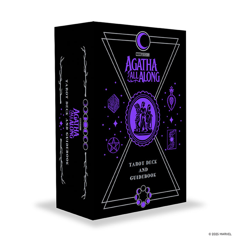 Agatha All Along Tarot Deck with Guidebook - 78-Card Divination Set for Beginners & Professionals | Perfect for Spiritual Guidance, Meditation & Gift Giving