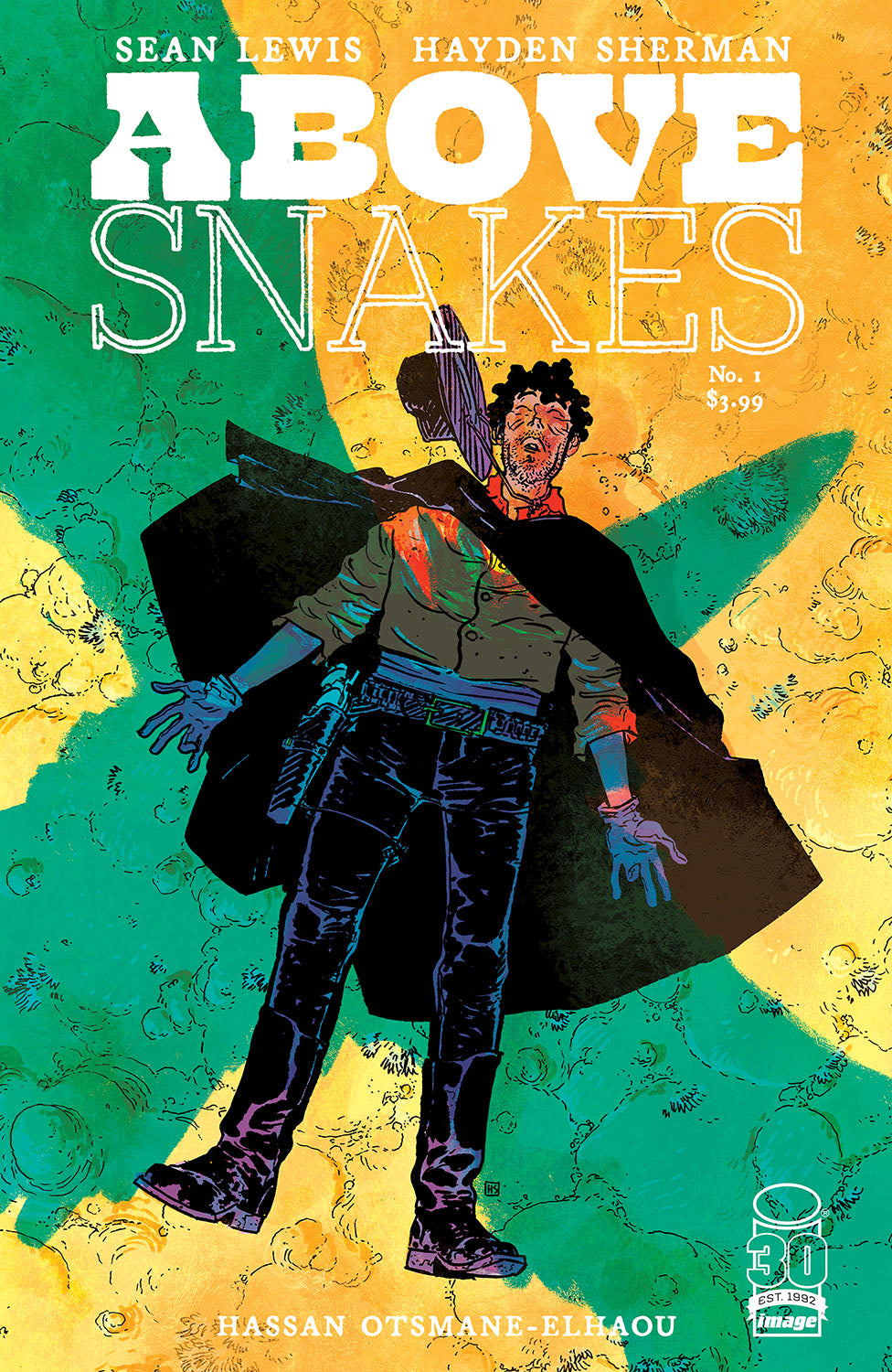Above Snakes #1 (Of 5) Comic Book by Hayden Sherman & Sean Lewis - Image Comics (07/13/2022) | Collectible Graphic Novel for Comic Enthusiasts & Readers