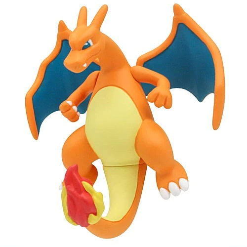 Pokemon Legendary Battle Netsuke Vol. 01 Takara Tomy 1 Inch Keychain - Cute Anime Keyring for Backpacks, Bags & Collectors (Pikachu, Charizard, Mewtwo)
