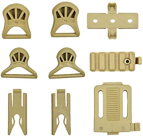 Tactical Paintball Airsoft Helmet with Foldable Ear Protection & Half Face Mask - Adjustable Straps, Lightweight Design for Airsoft, Paintball, Military Simulation & Outdoor Sports