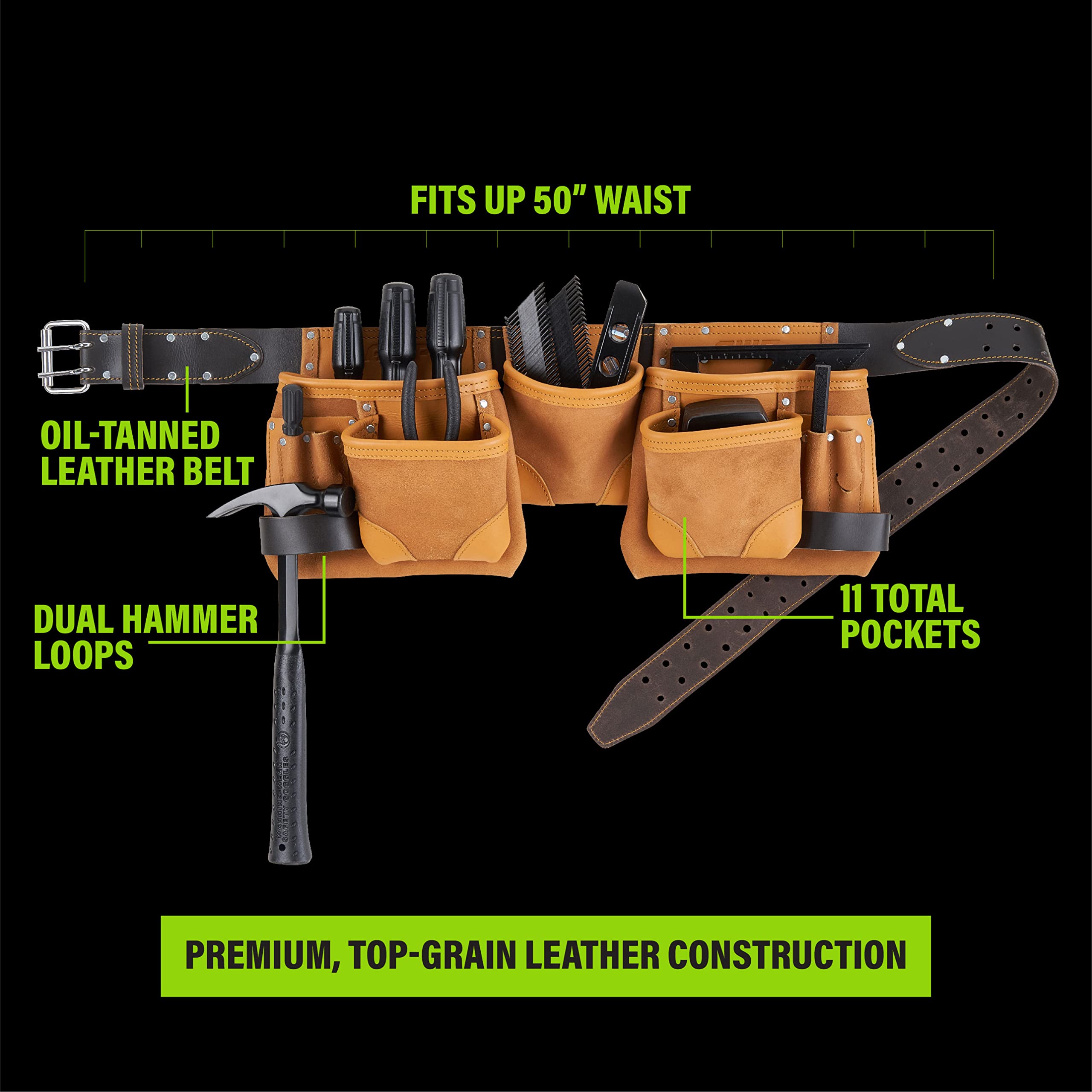 Durable Work Tool Apron for DIY & Construction Projects