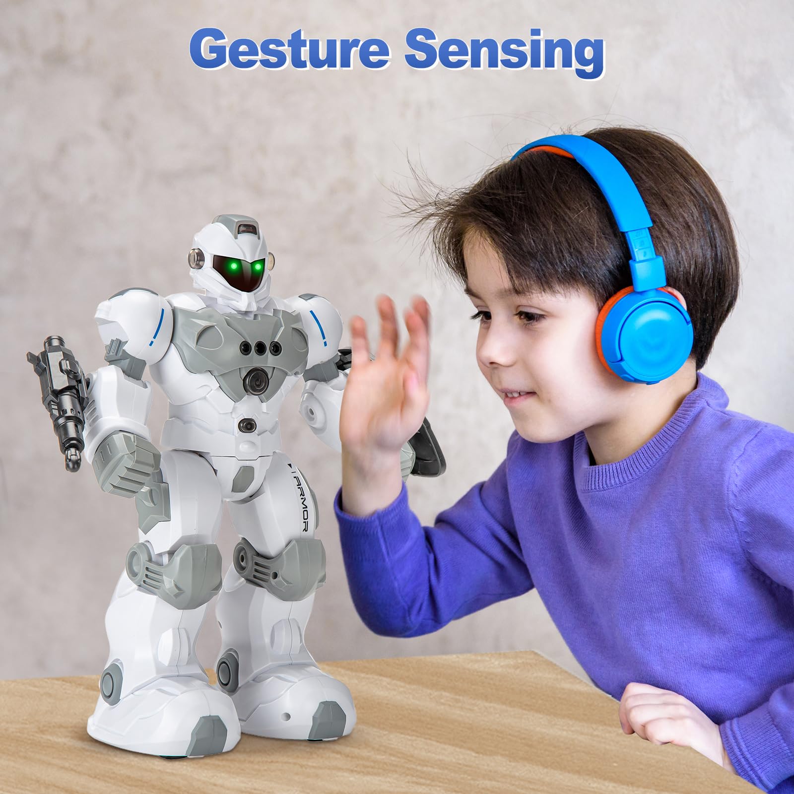 Smart Programmable Robot Toy for Kids - 2.4GHz WiFi RC Robot with Gesture Control | STEM Learning Toy for Boys & Girls | Perfect Birthday Gift & Interactive Play Companion