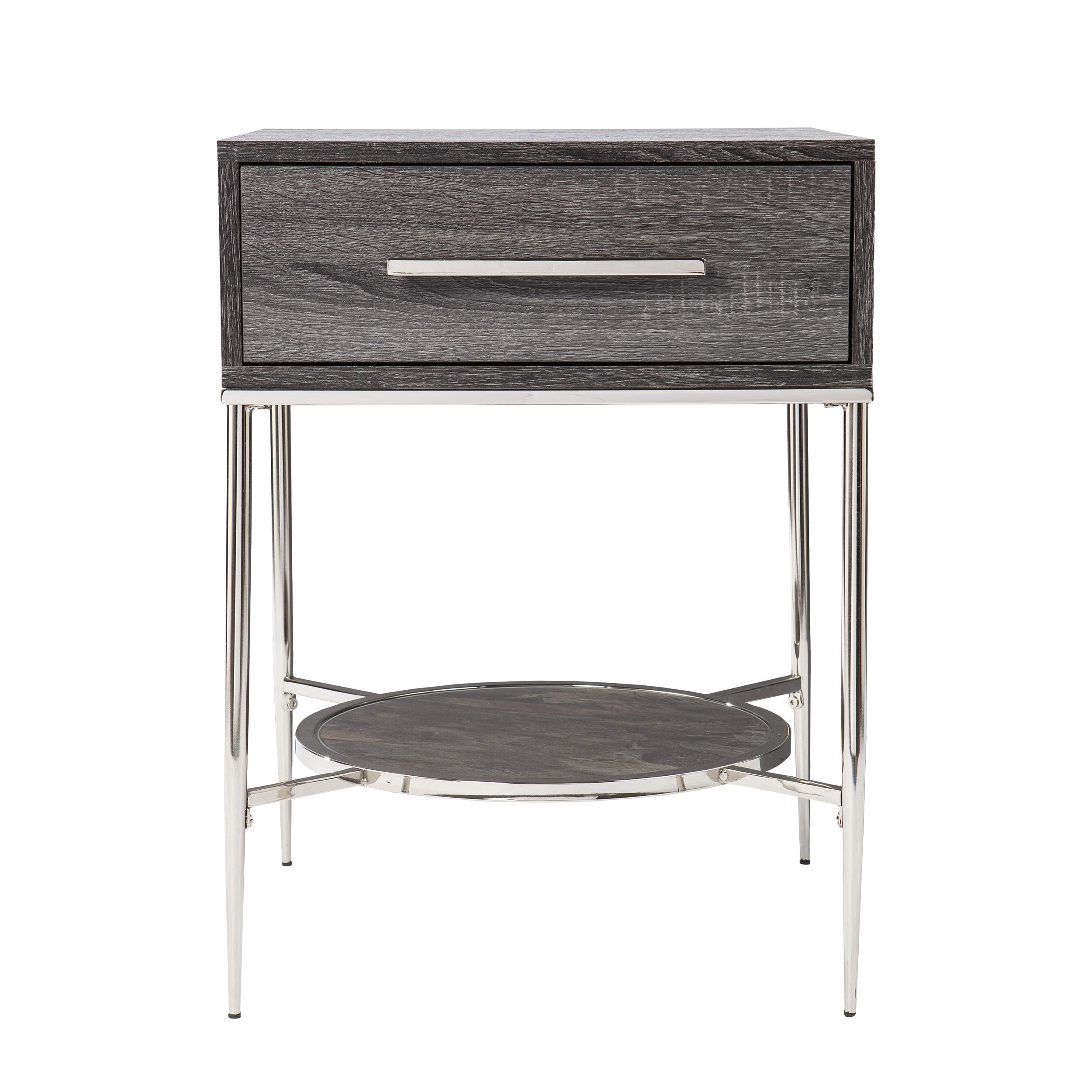 Waltenson Nightstand with Storage - Modern Bedside Table with Drawer for Bedroom, Living Room & Office - Compact & Stylish Furniture for Small Spaces