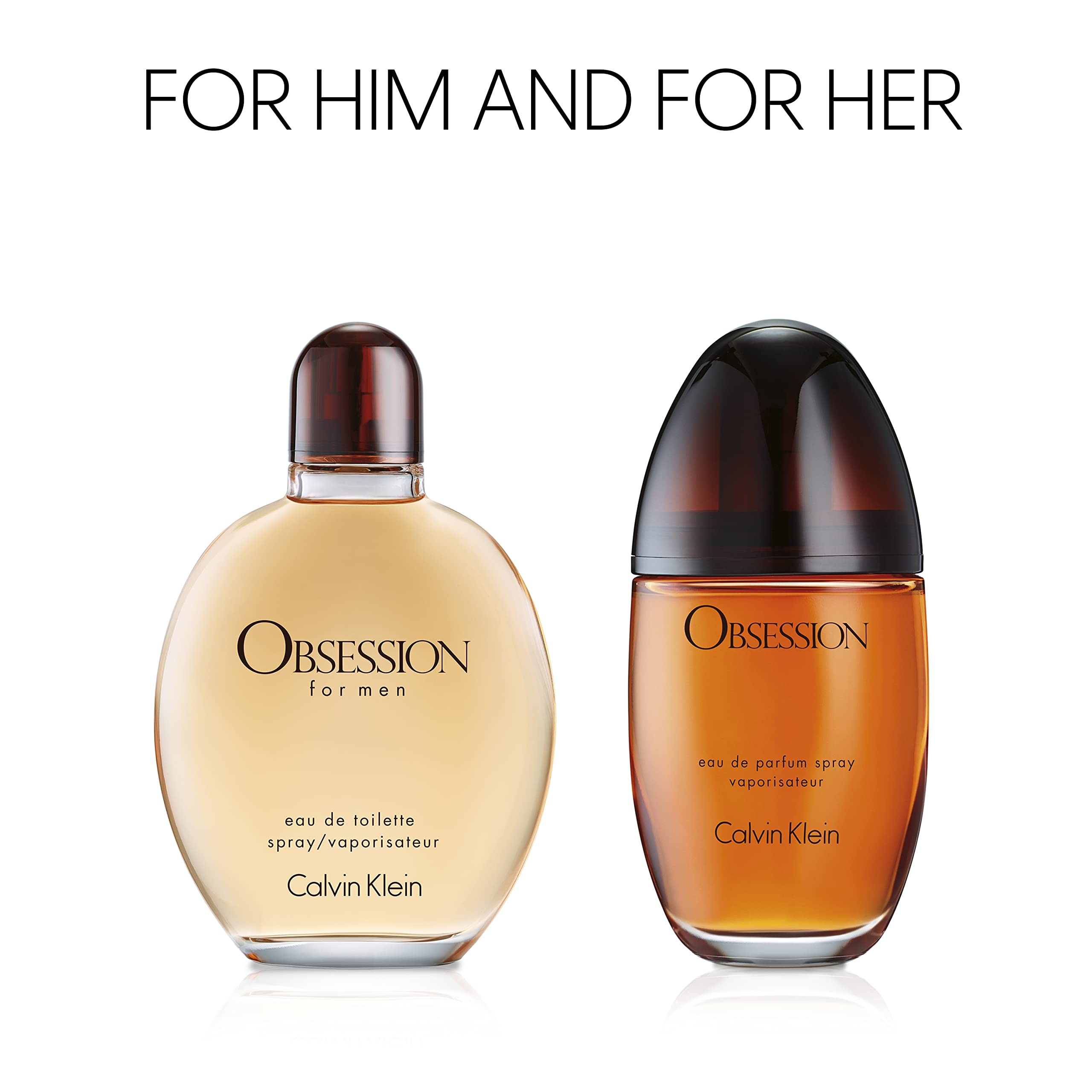 Calvin Klein Obsession Eau de Parfum for Women - Amber Floral Perfume with Mandarin, Bergamot, Jasmine & Patchouli Notes - Long Lasting Fragrance - Perfect for Date Night, Office Wear & Special Occasions