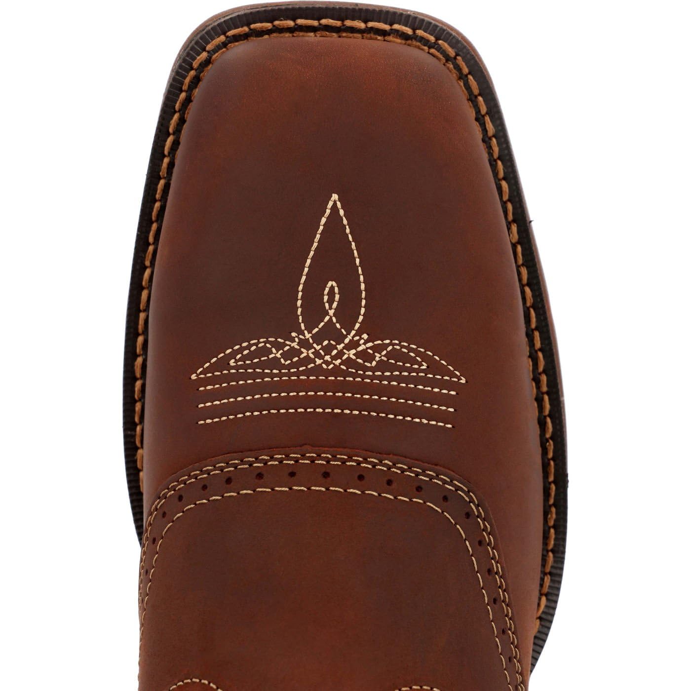Durango Men's Saddle Up Western Boots - Genuine Leather Cowboy Boots for Men, Comfortable Riding & Work Boots - Perfect for Rodeo, Ranch Work & Country Fashion
