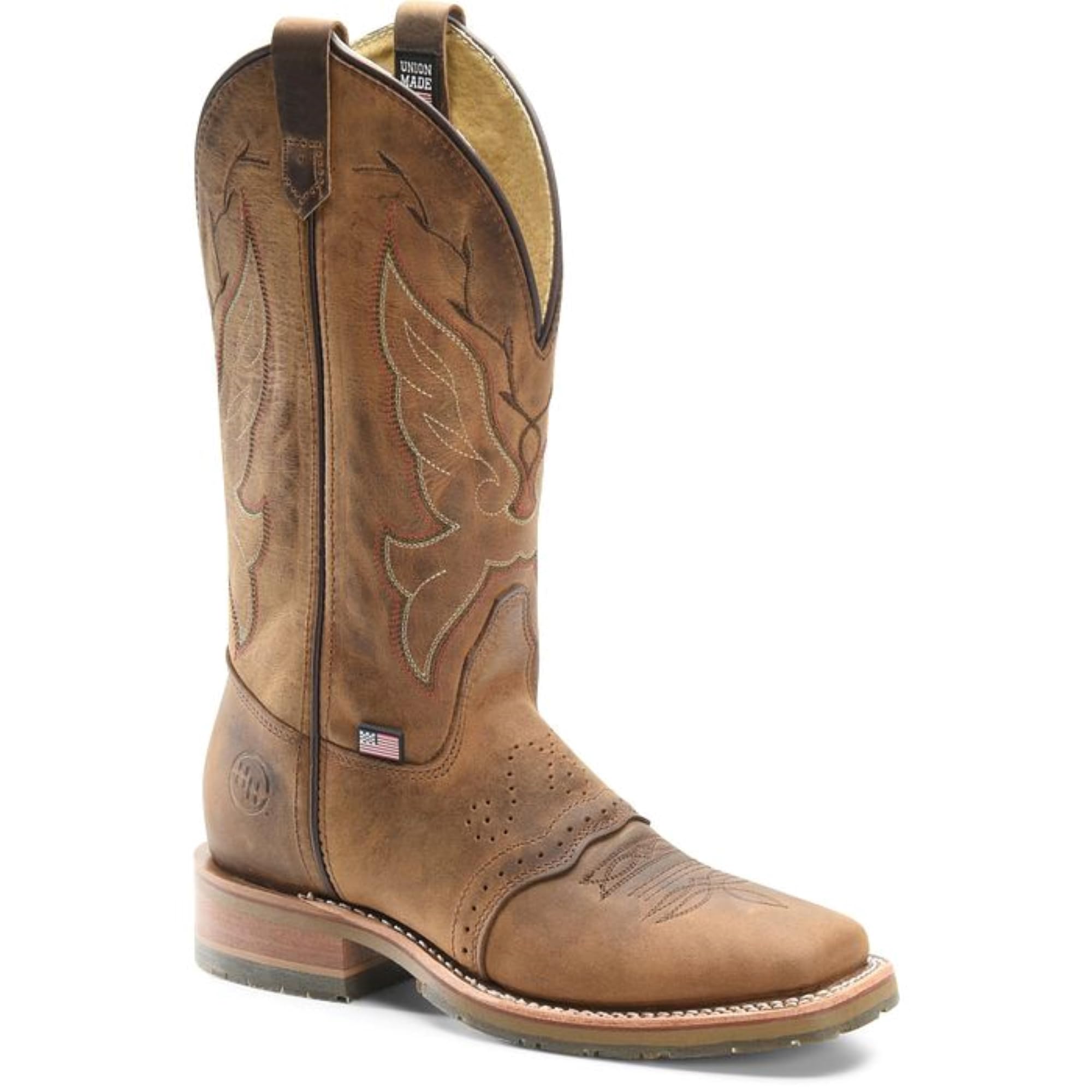 DOUBLE-H Women's Charity Western Boots - Genuine Leather Cowgirl Boots for Riding & Country Fashion | Perfect for Rodeo, Line Dancing & Western Events