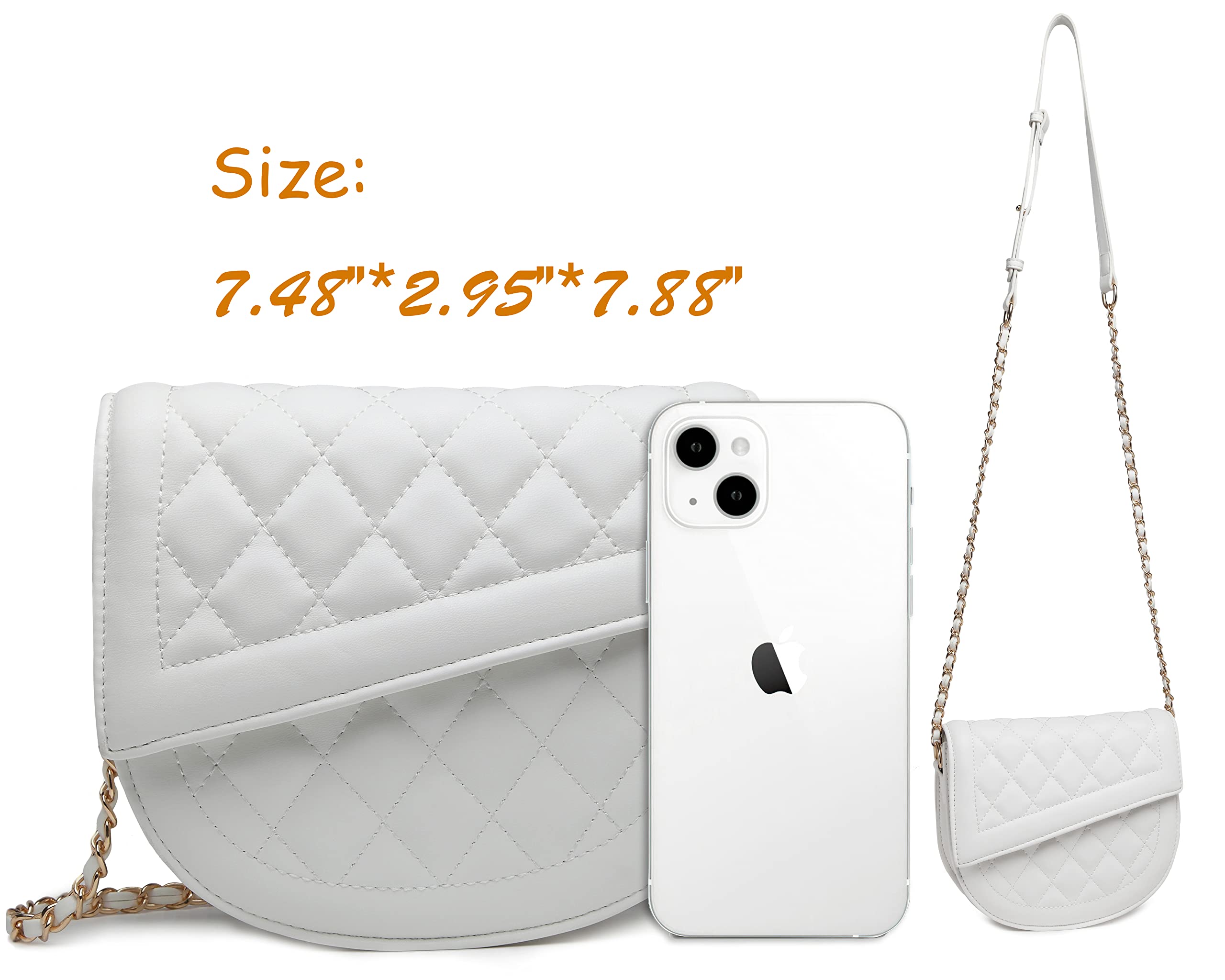 Stylish Vegan Leather Crossbody Bags for Women - Adjustable Shoulder Strap & Flap Design (Perfect for Work, Travel & Everyday Use)