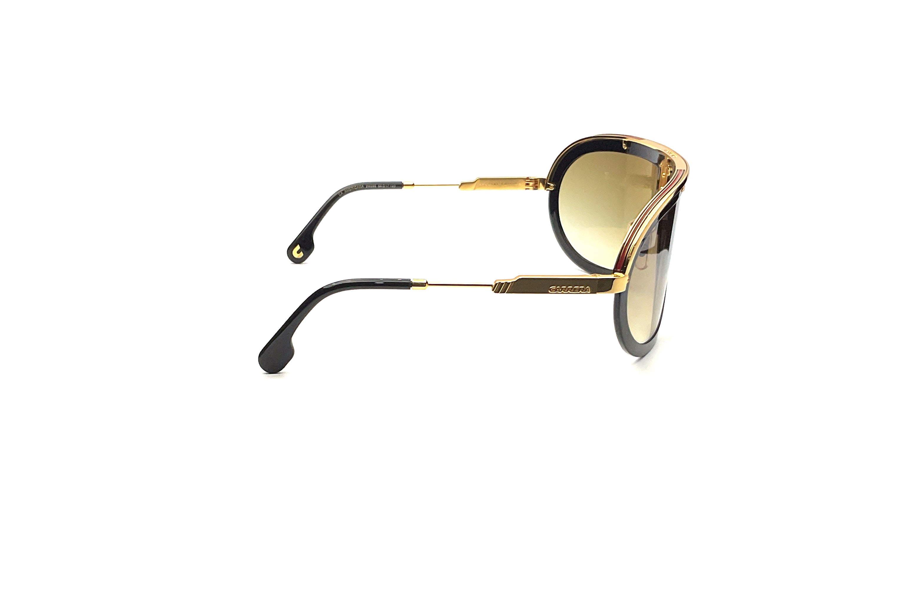Carrera CA Americana Sunglasses - Black & Gold Aviator Style for Men & Women - Perfect for Driving, Travel, and Outdoor Activities