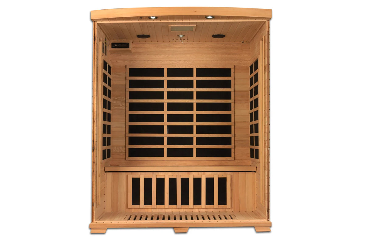 Pro 6 Melanie 3-Person Low EMF Far Infrared Sauna (2025 Model) - Home Spa Therapy for Relaxation & Detox