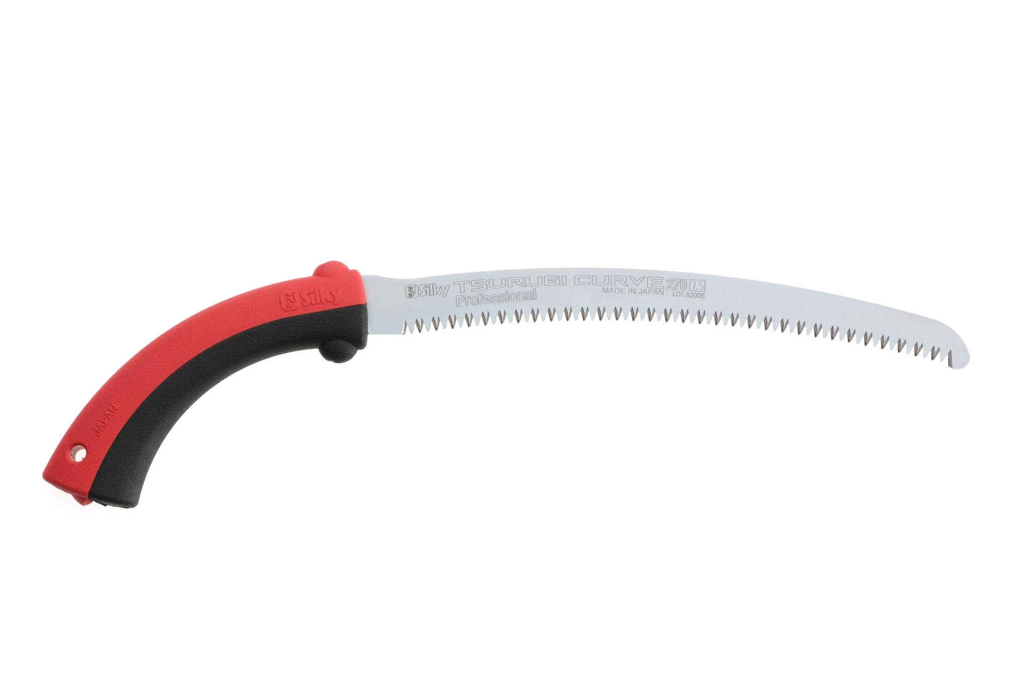 Silky Professional Series TSURUGI 270mm Curved Hand Saw with Large Teeth (454-27) - Perfect for Woodworking, Carpentry, and Outdoor DIY Projects