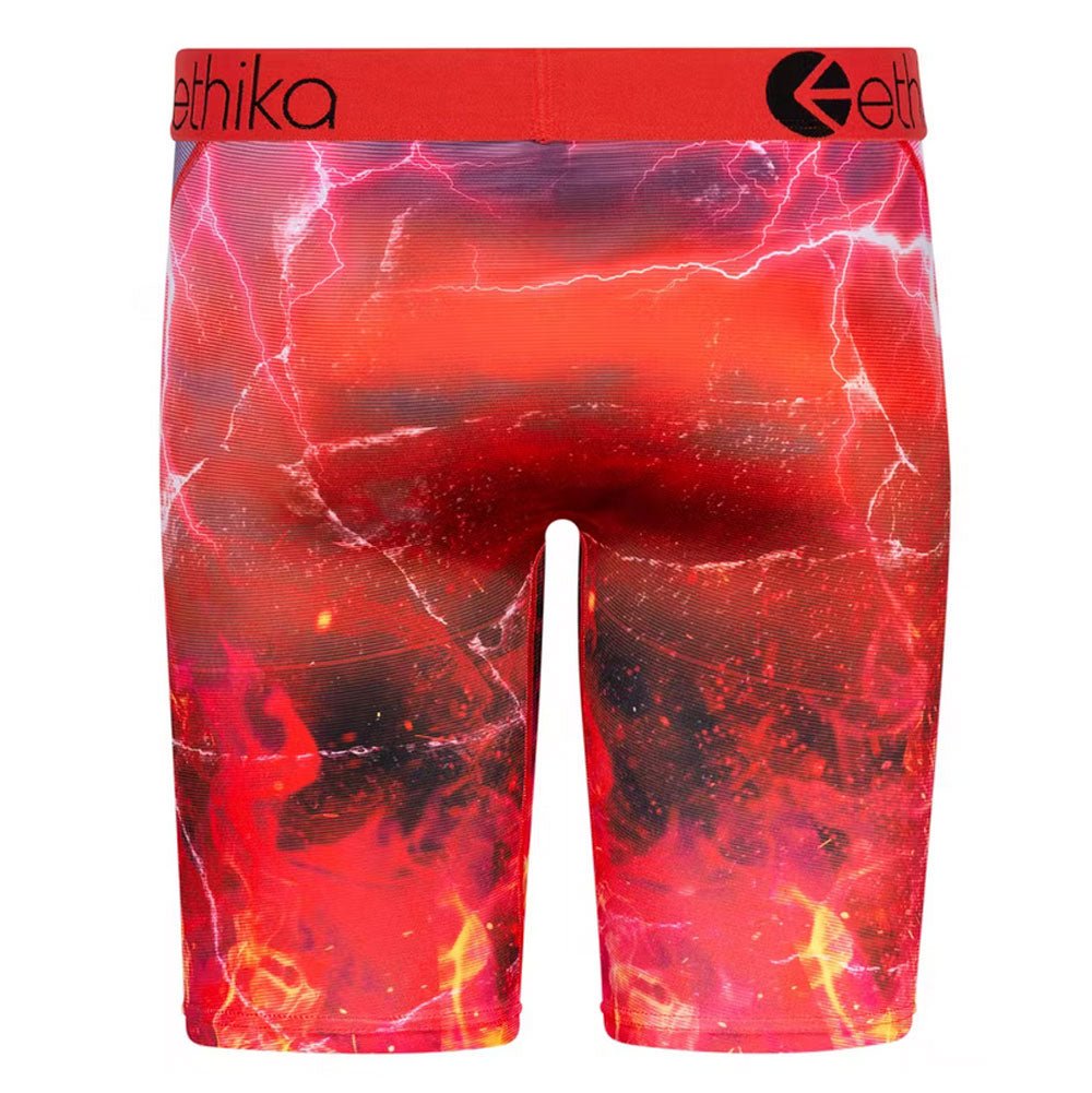 Premium Cerebrus Underwear for Men - Soft & Breathable Cotton Boxer Briefs in Red - Ideal for Workout, Sports & Everyday Comfort