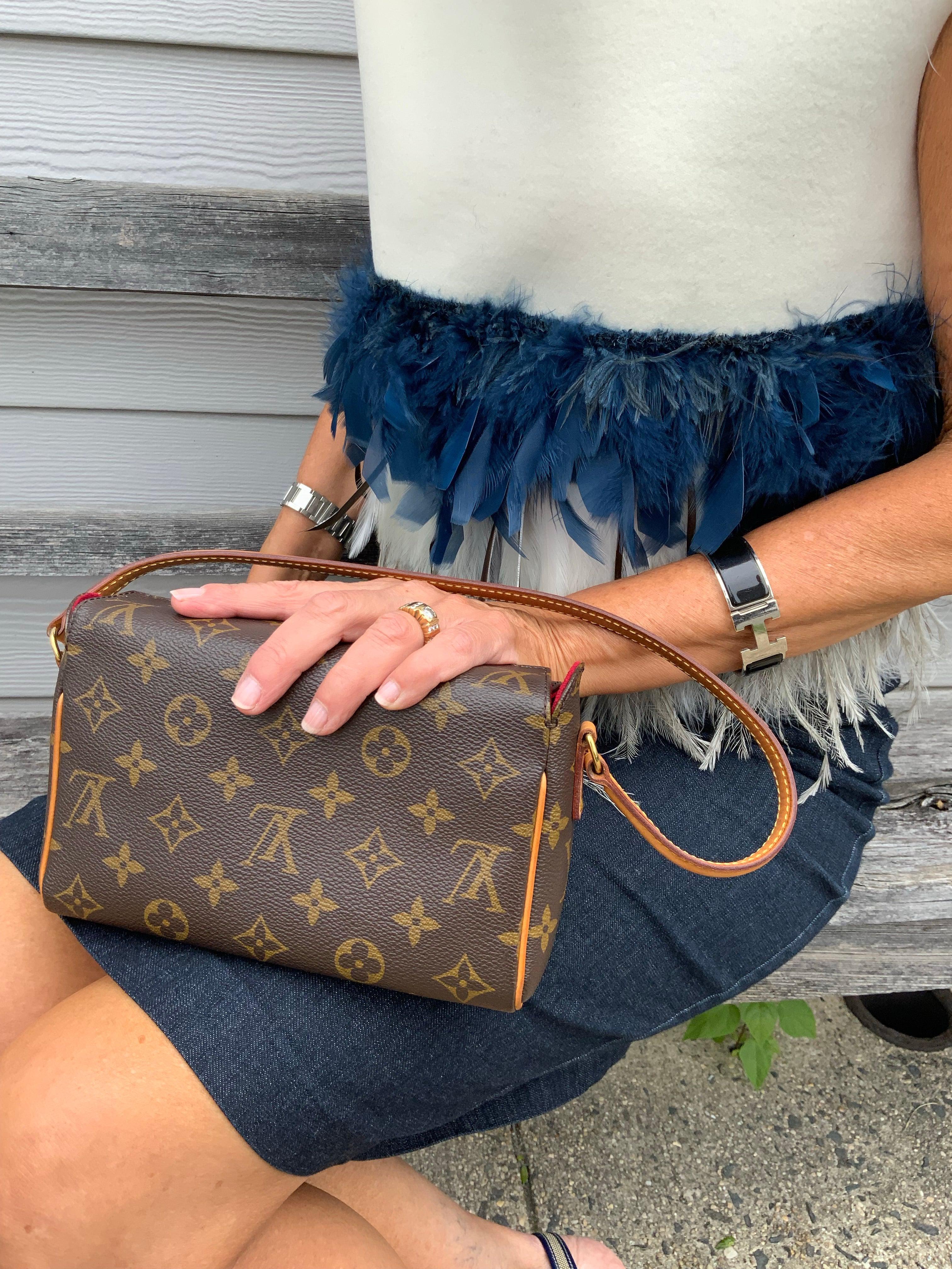 Authentic Louis Vuitton Monogram Recital Handbag - Luxury Designer Shoulder Bag for Women | Perfect for Work, Travel & Evening Events