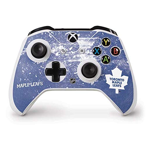 Official NHL Toronto Maple Leafs Frozen Gaming Skin Decal for Xbox One S Controller - Custom Protective Cover for Gamers & Sports Fans - Perfect for Gaming Sessions, Tournaments & Collectors Display