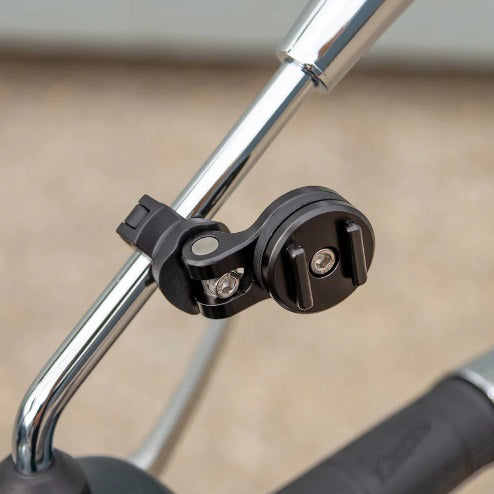 SP Connect Mirror Mount Pro - Universal Bike Mirror Holder for Motorcycles & Bicycles | Durable Adjustable Handlebar Mirror Mount | Perfect for Commuting, Touring & Off-Road Adventures