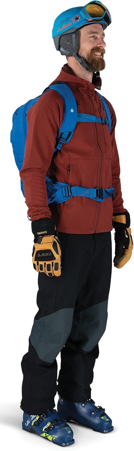 Osprey Men's Kamber 20 Ski and Snowboard Backpack - Lightweight Hydration Pack for Winter Sports - Perfect for Skiing, Snowboarding & Mountain Adventures
